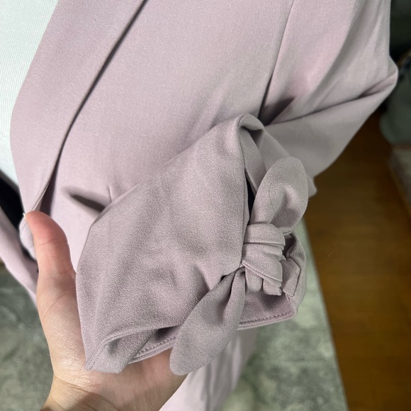 Banana Republic one button padded shoulder blazer - Picture 2 of 8